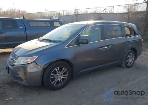 2012 Honda Odyssey Ex-L z USA, uszkodzony, nr VIN 5FNRL5H65CB094452